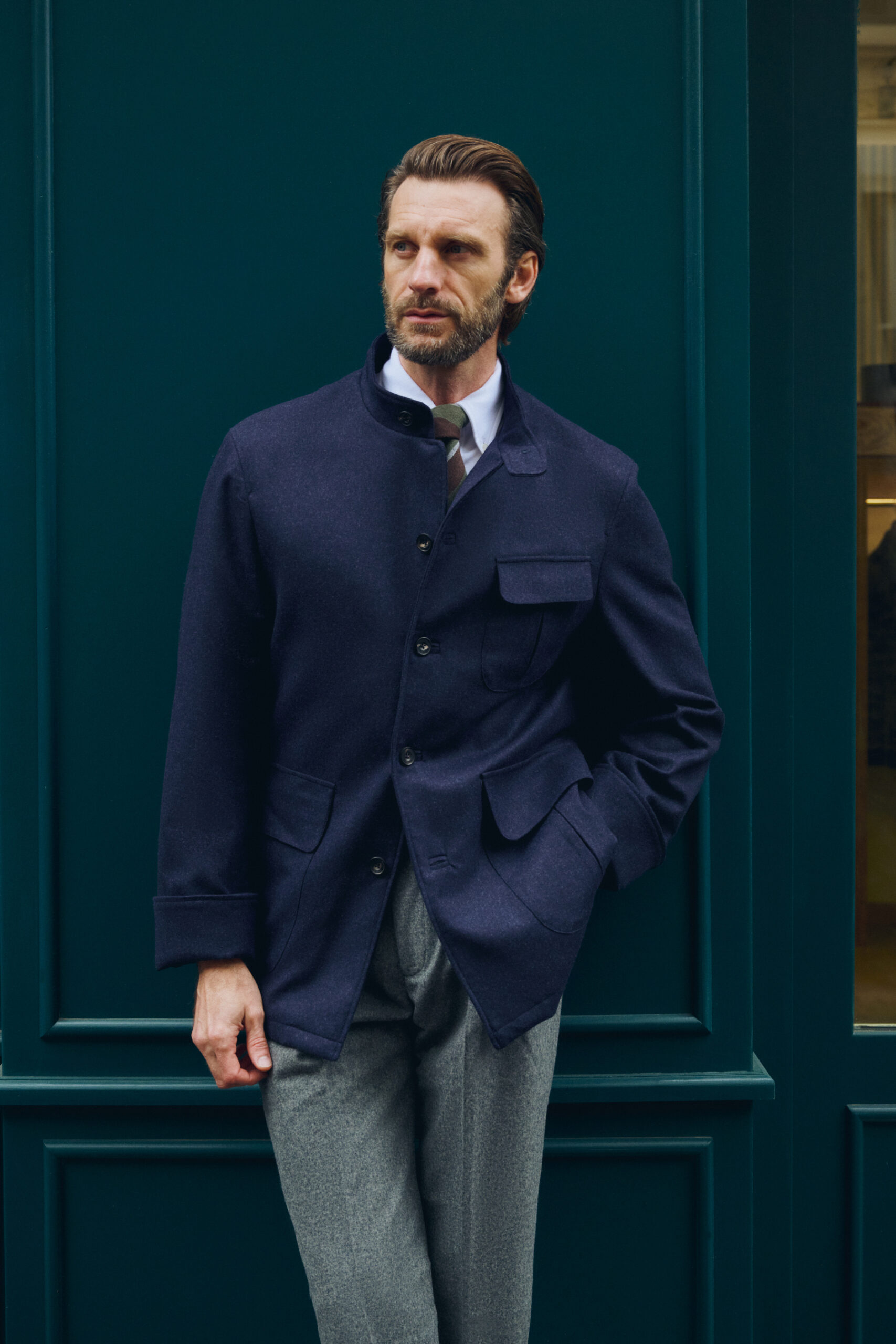 Veste Maubourg à rabats / Flanelle