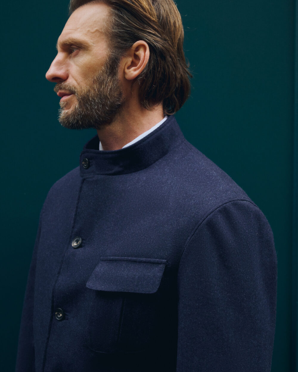 Veste Maubourg à rabats / Flanelle