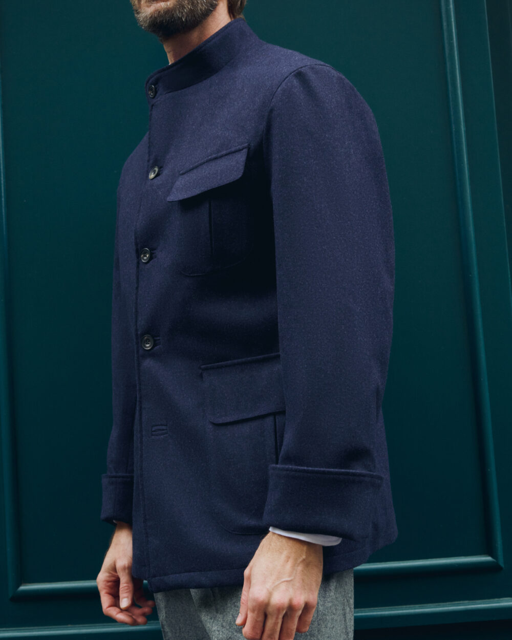 Veste Maubourg à rabats / Flanelle