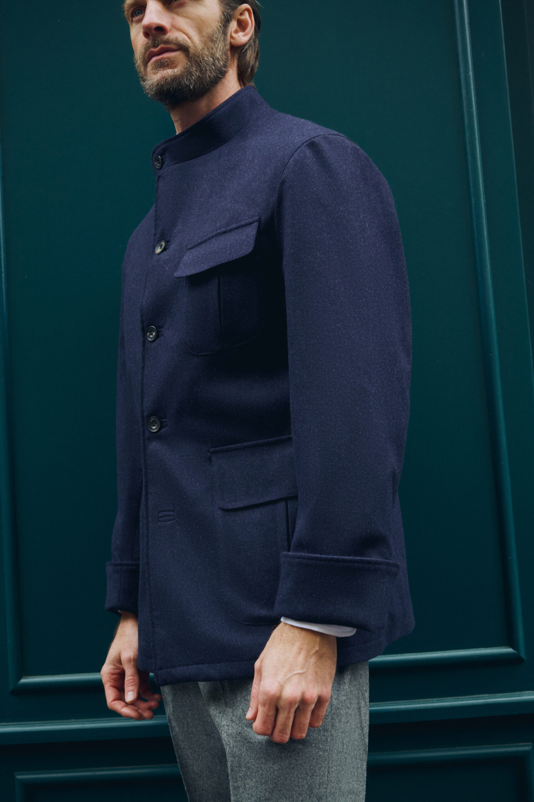 Veste Maubourg à rabats / Flanelle