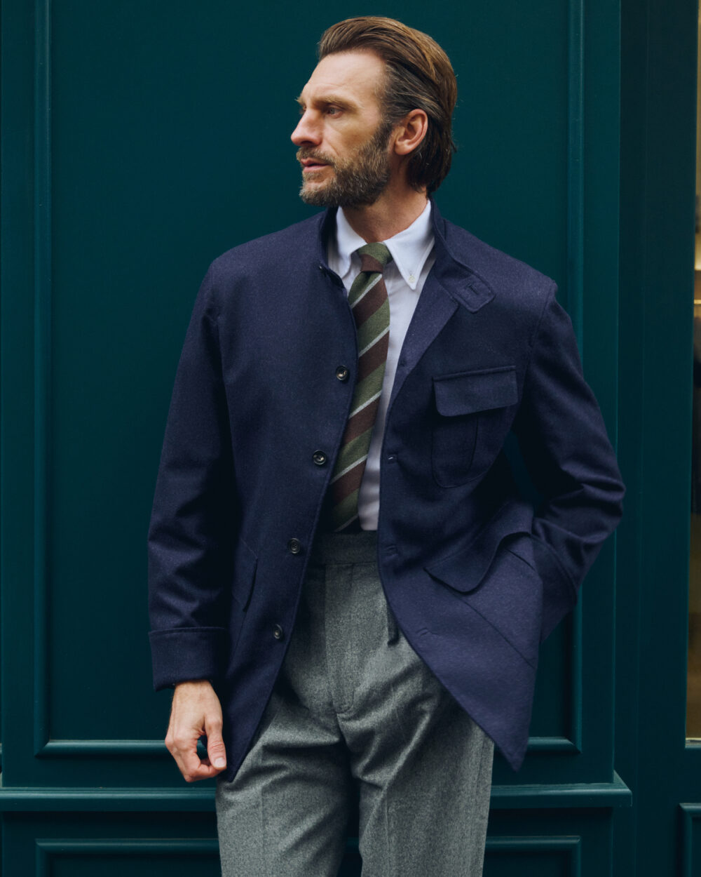 Veste Maubourg à rabats / Flanelle