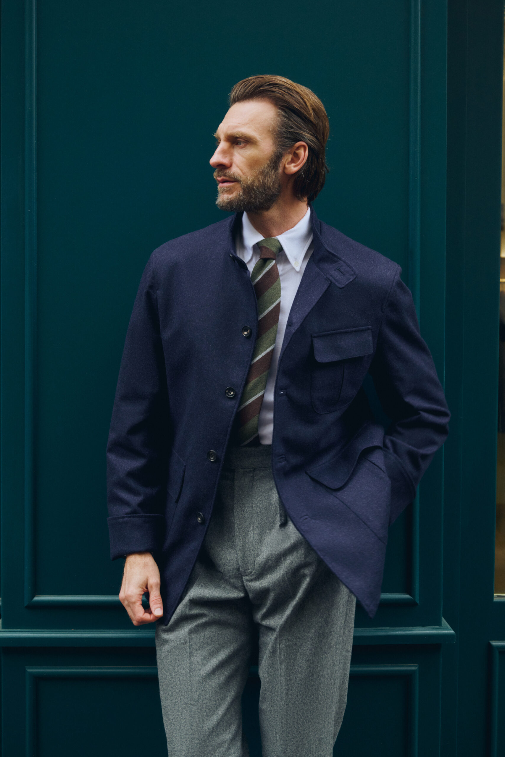 Veste Maubourg à rabats / Flanelle