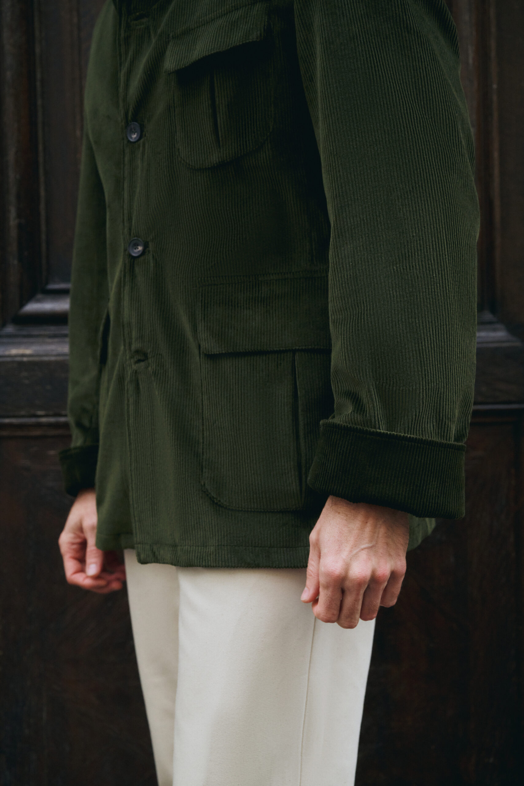Veste Maubourg à rabats / Velours côtelé