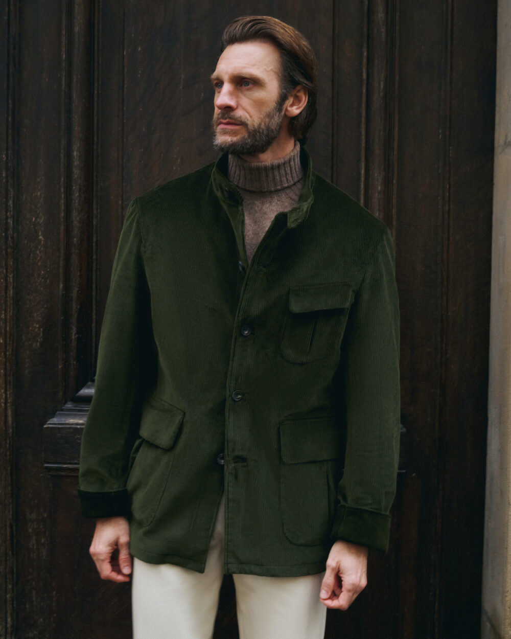 Veste Maubourg à rabats / Velours côtelé