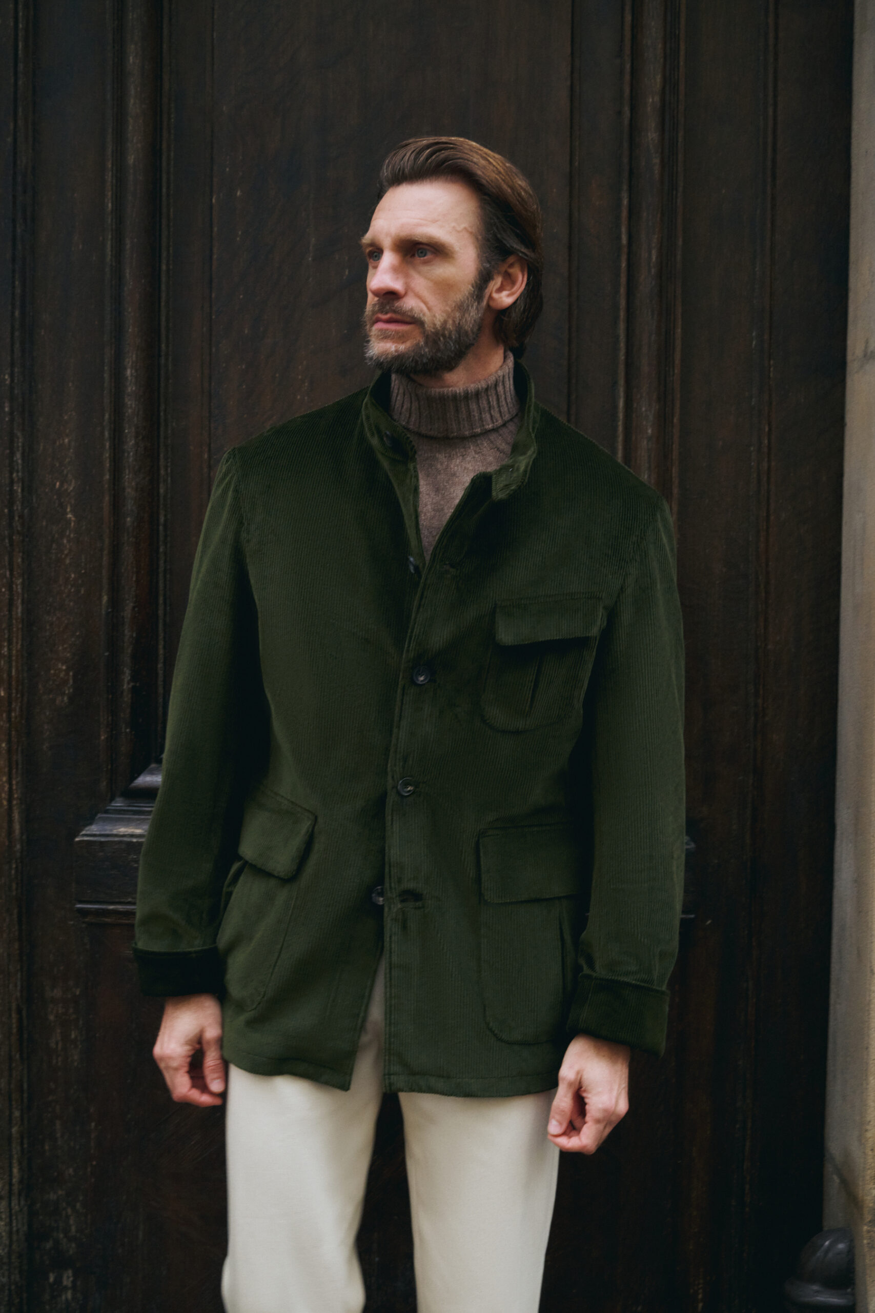 Veste Maubourg à rabats / Velours côtelé