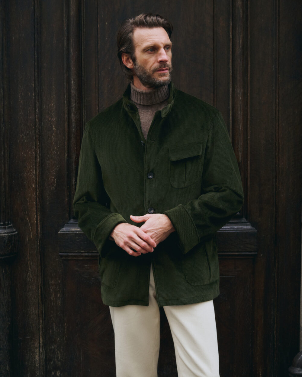 Veste Maubourg à rabats / Velours côtelé