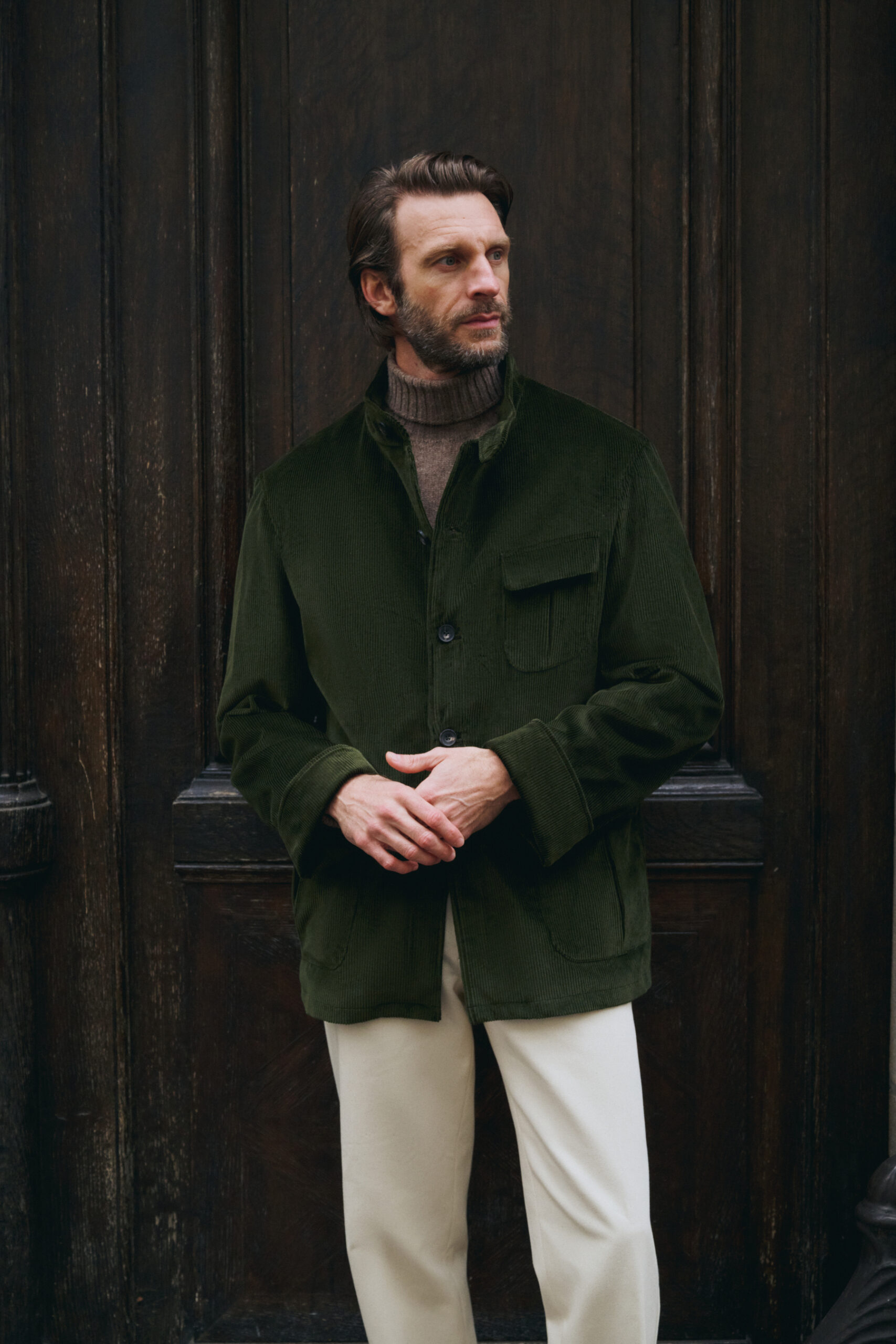 Veste Maubourg à rabats / Velours côtelé