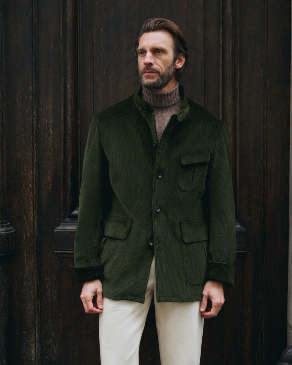 Veste Maubourg à rabats / Velours côtelé