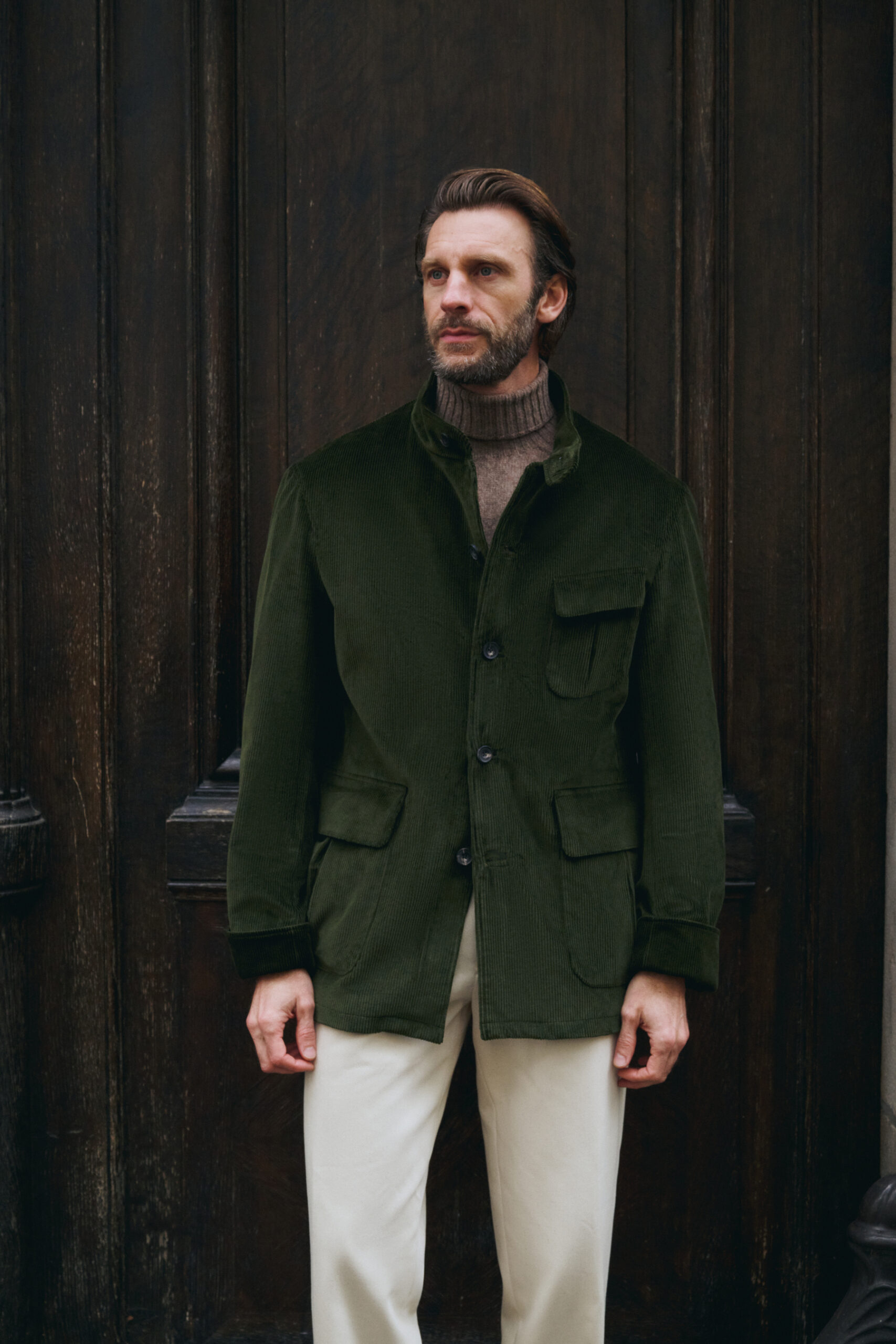 Veste Maubourg à rabats / Velours côtelé