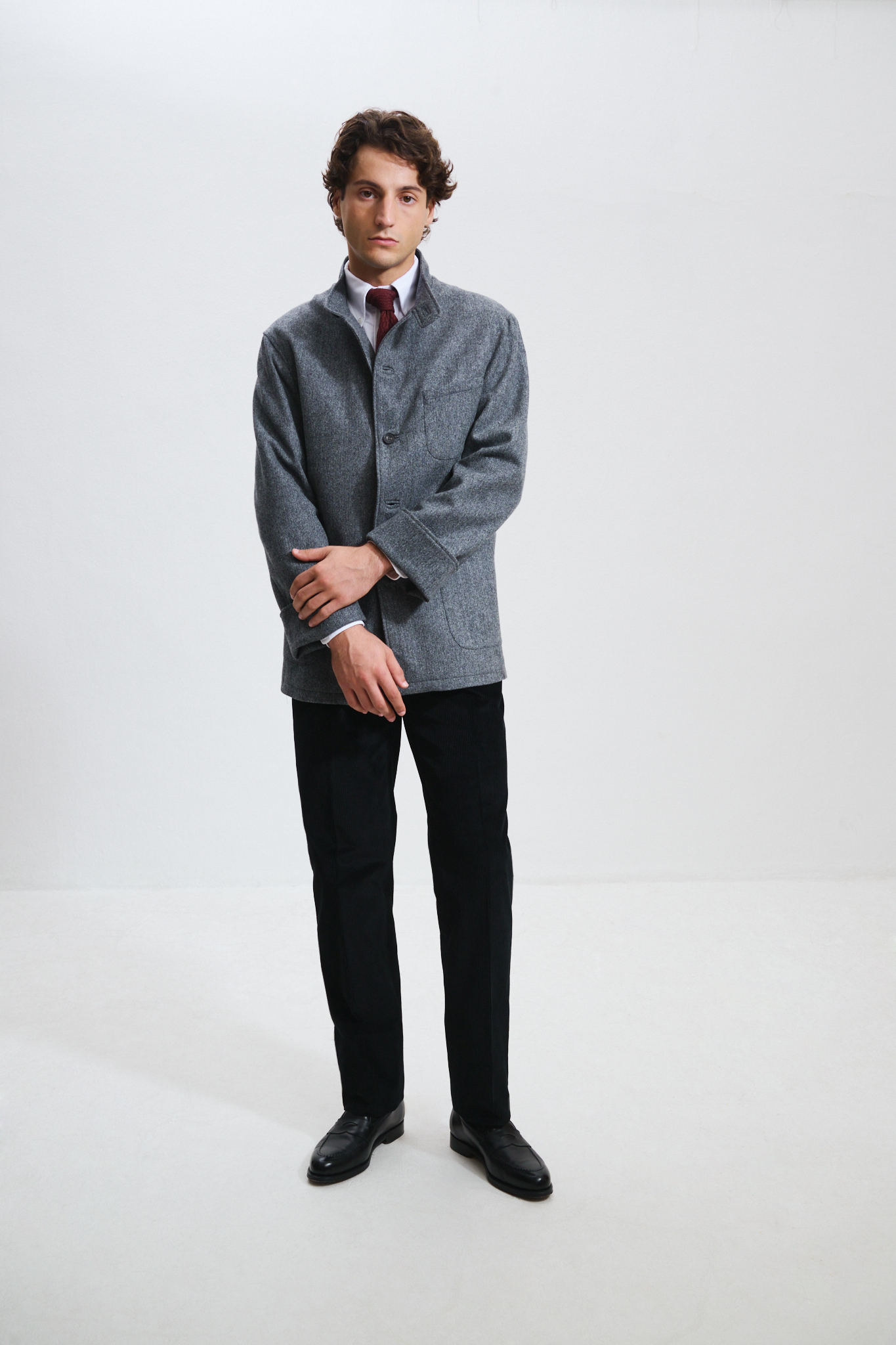 Veste Maubourg / Flanelle chevrons