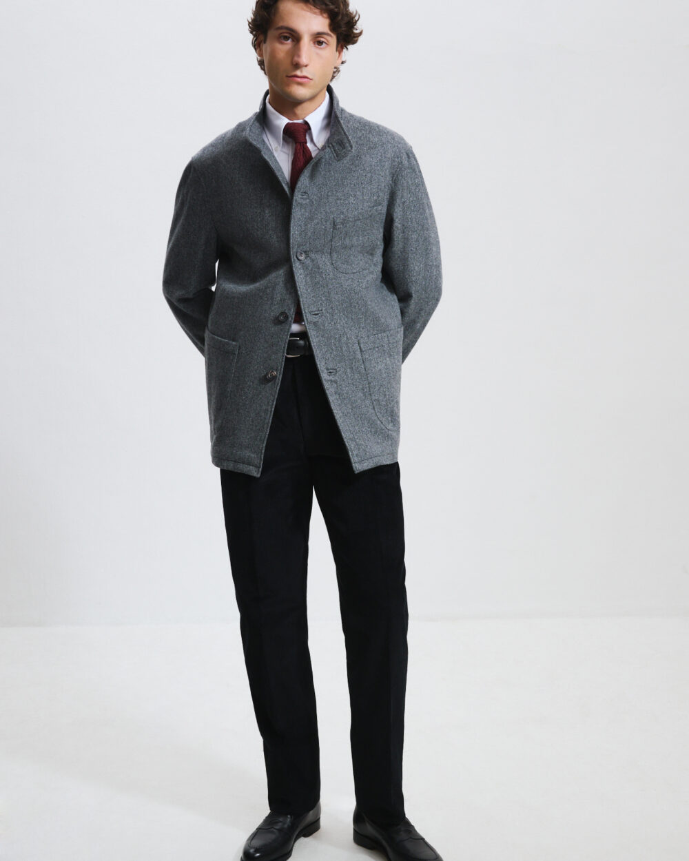 Veste Maubourg / Flanelle chevrons