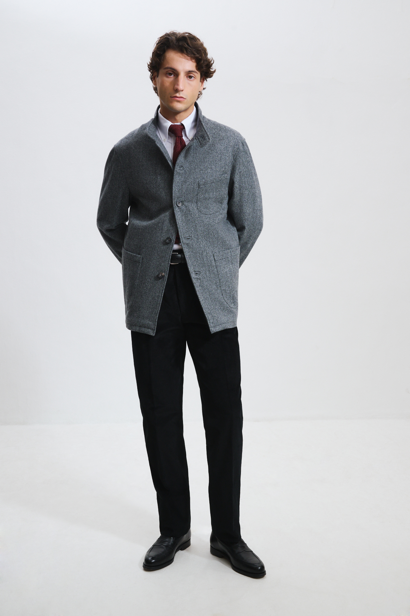 Veste Maubourg / Flanelle chevrons