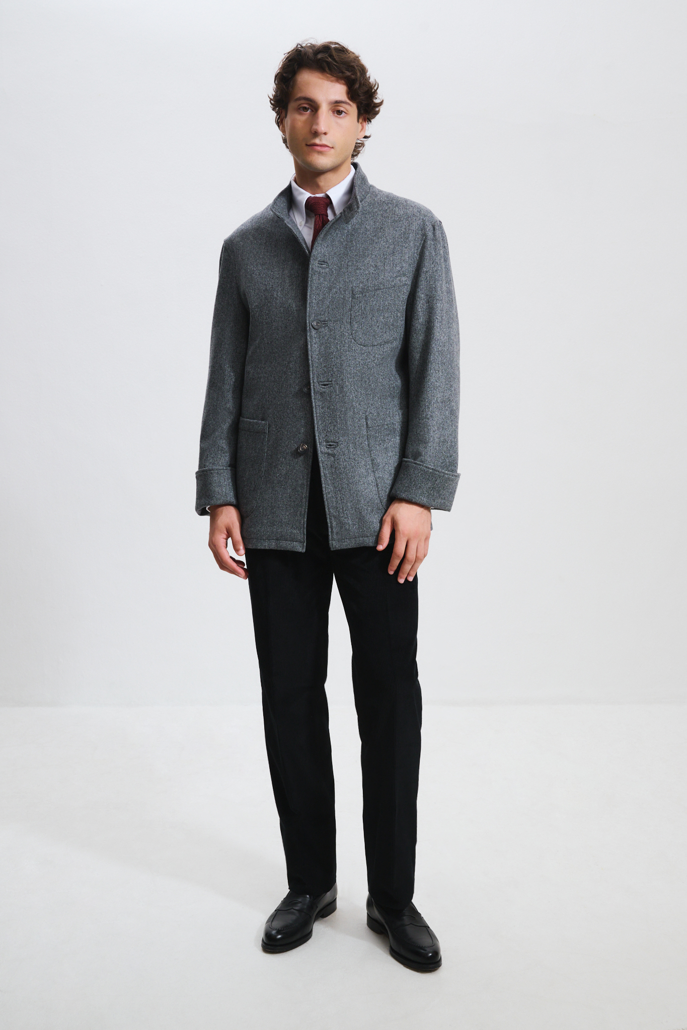 Veste Maubourg / Flanelle chevrons