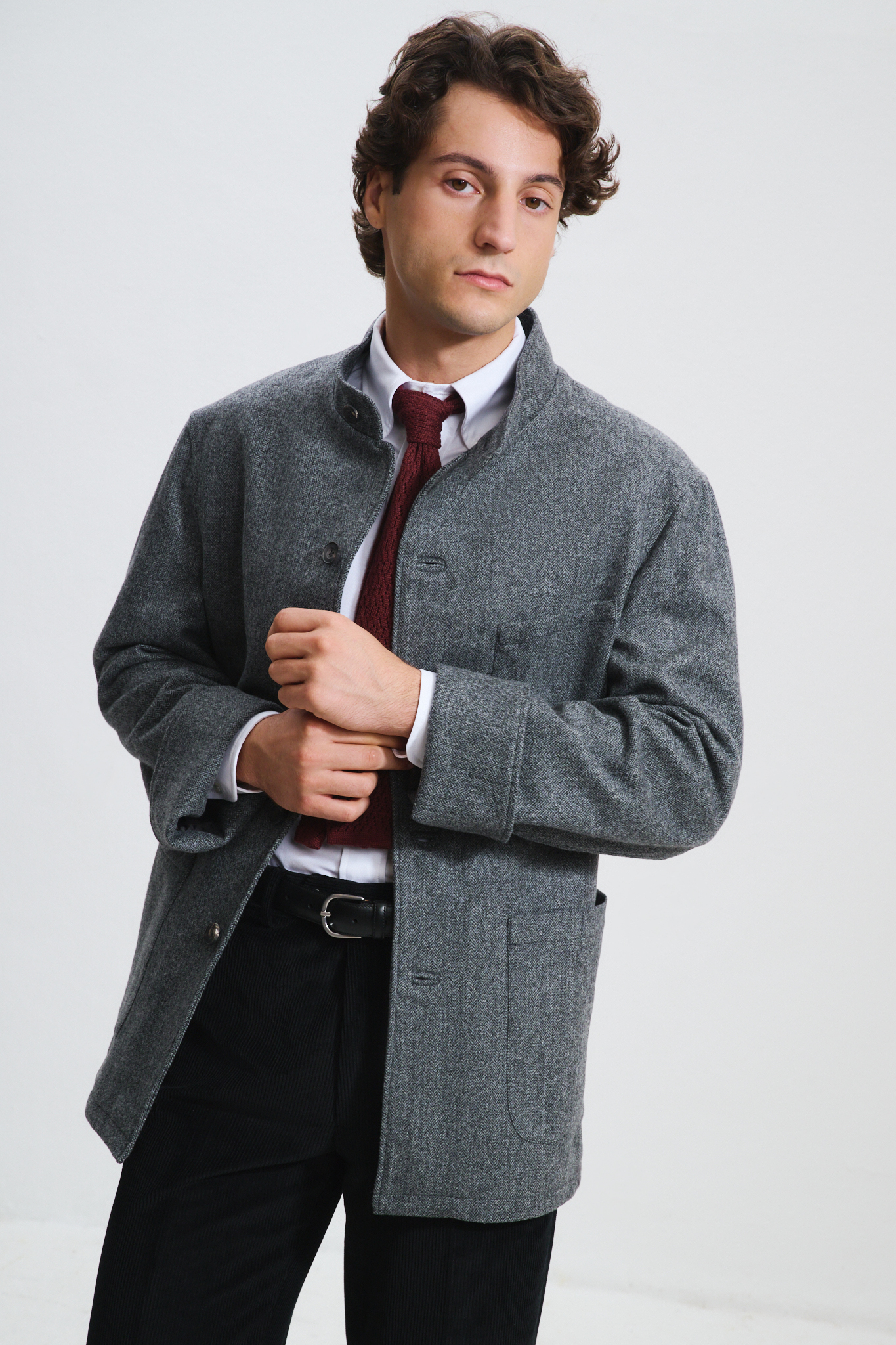 Veste Maubourg / Flanelle chevrons
