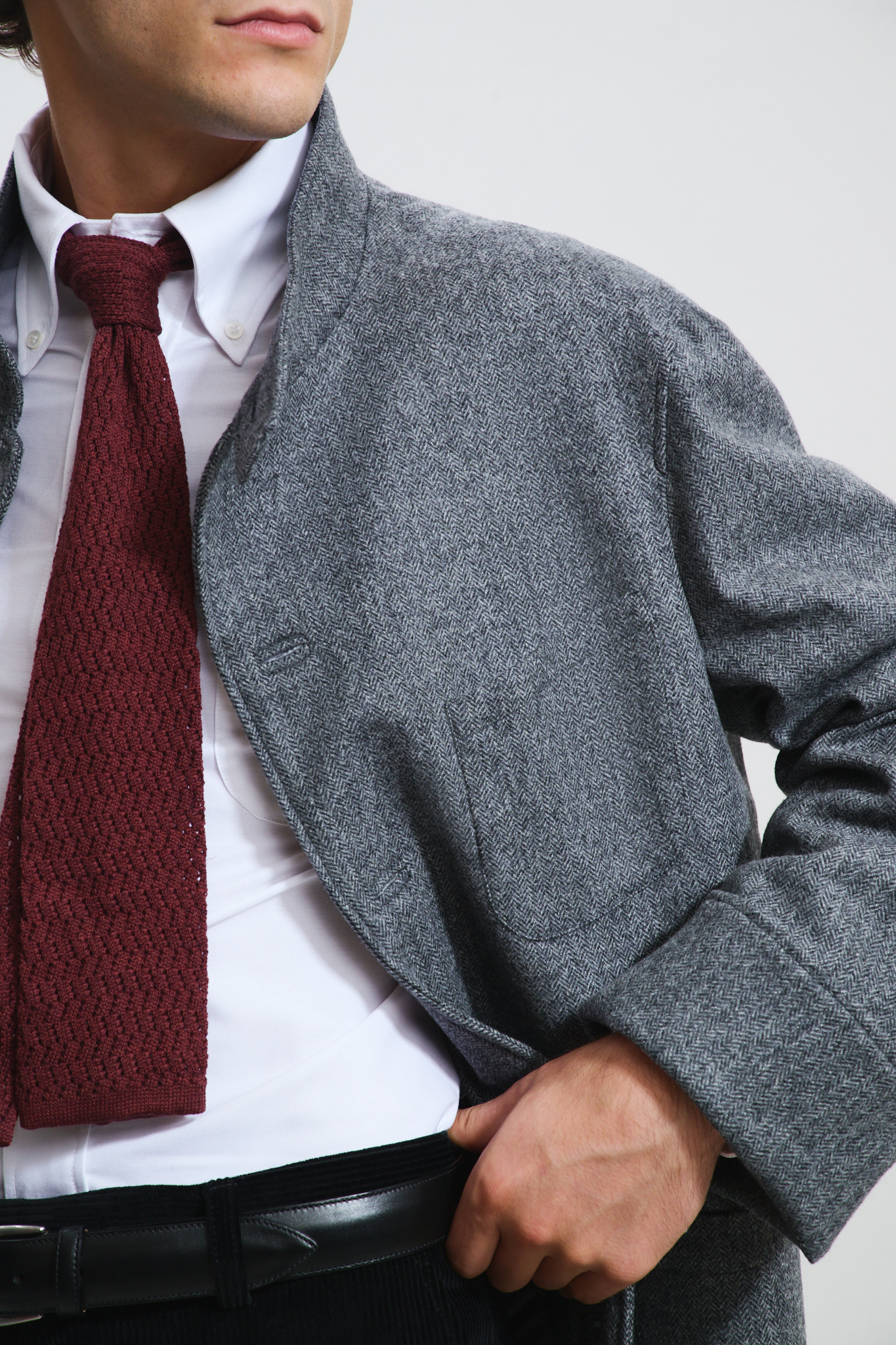 Veste Maubourg / Flanelle chevrons