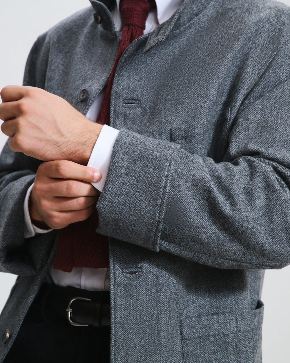Veste Maubourg / Flanelle chevrons