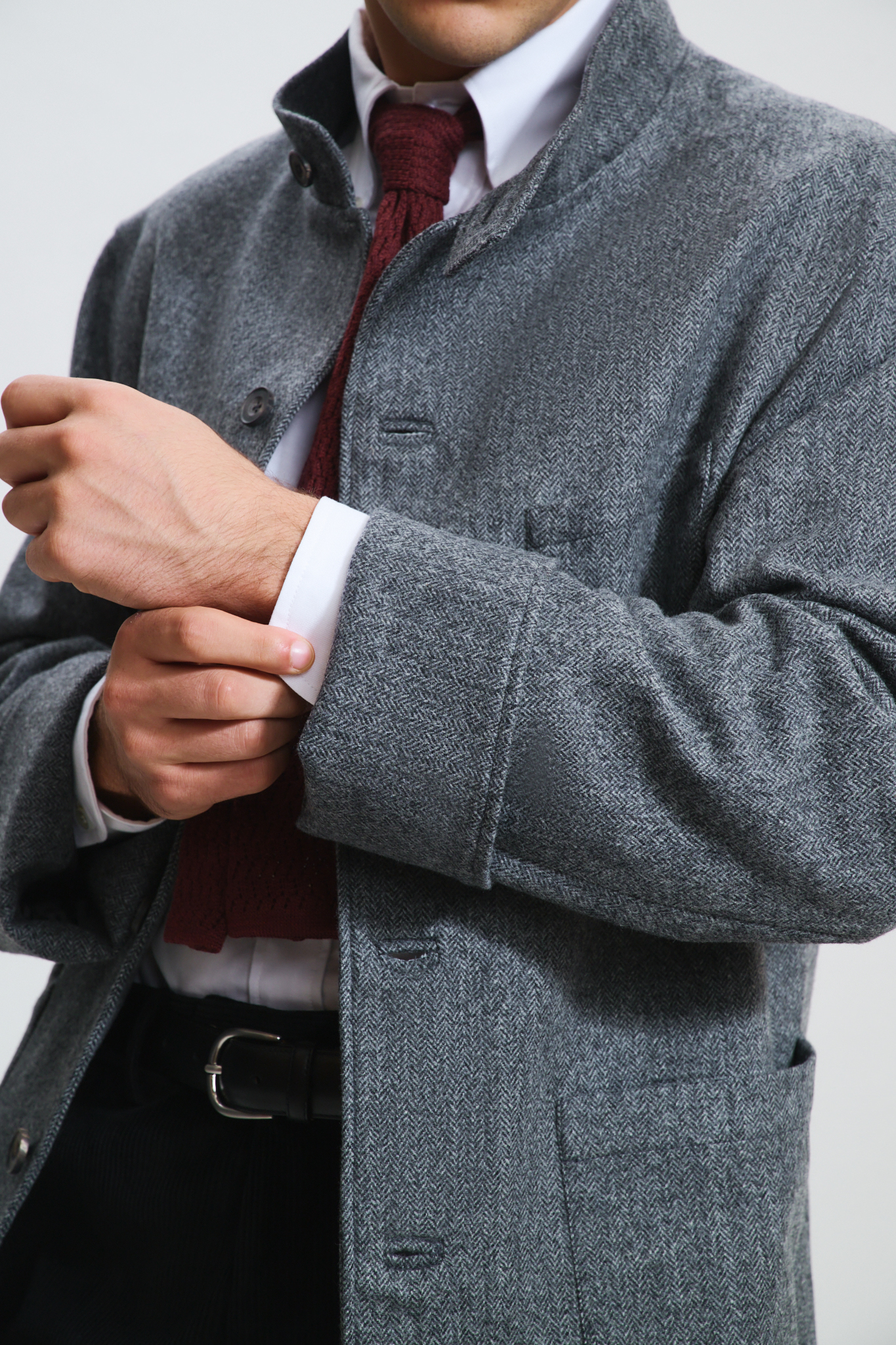 Veste Maubourg / Flanelle chevrons