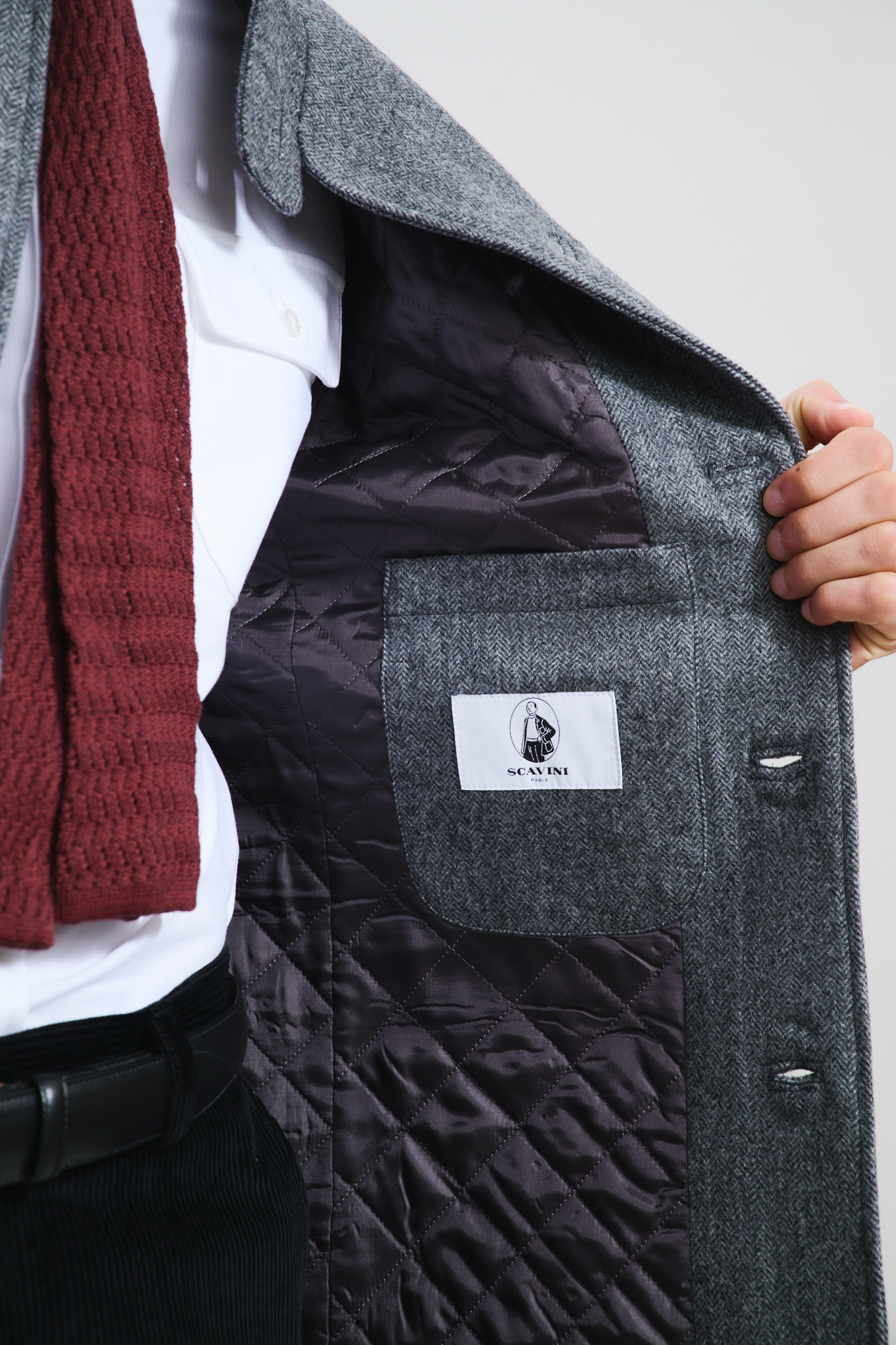 Veste Maubourg / Flanelle chevrons