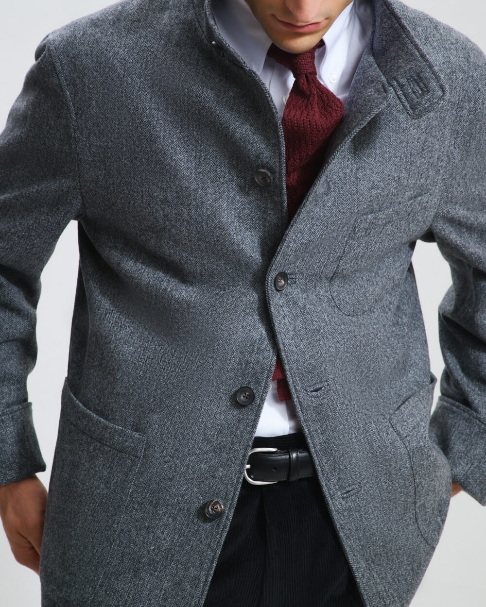 Veste Maubourg / Flanelle chevrons
