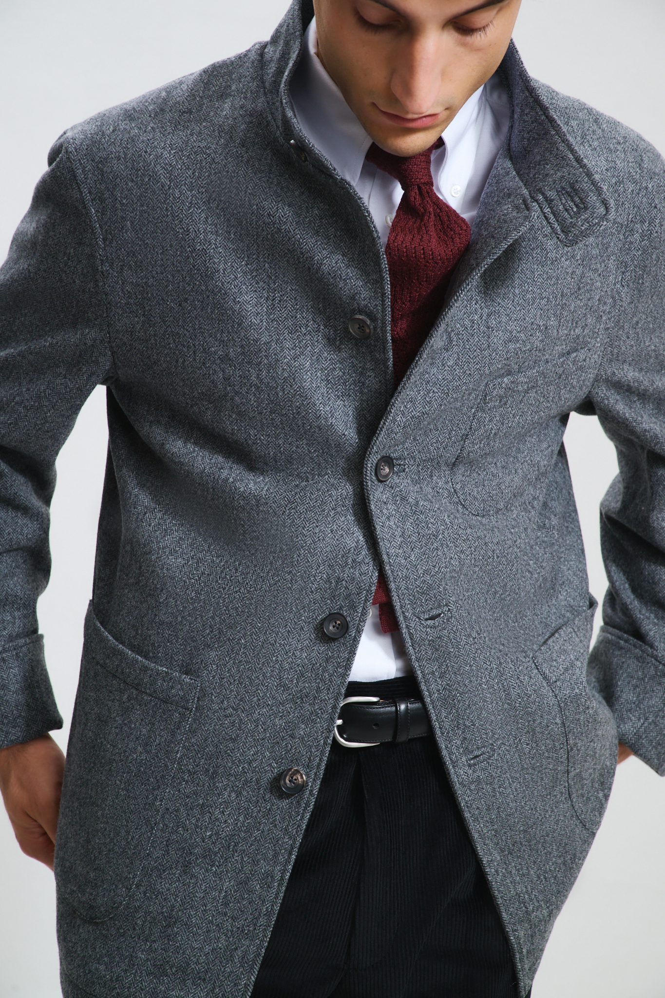Veste Maubourg / Flanelle chevrons