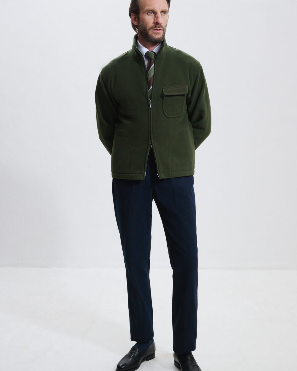 Veste Polaire / Drap laine & cachemire