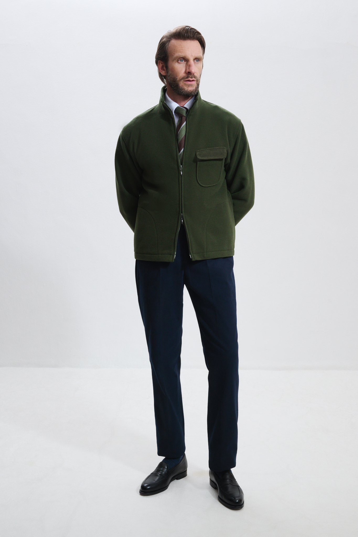 Veste Polaire / Drap laine & cachemire