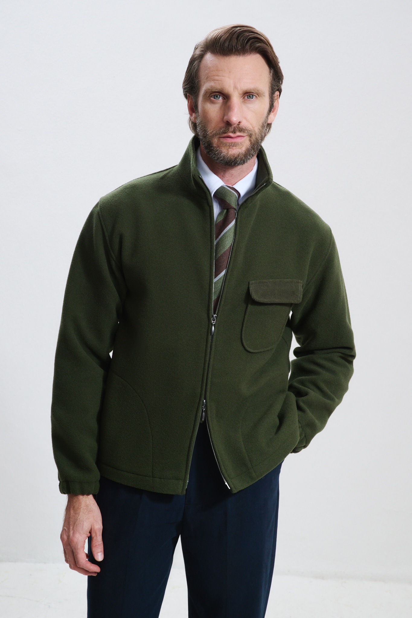 Veste Polaire / Drap laine & cachemire