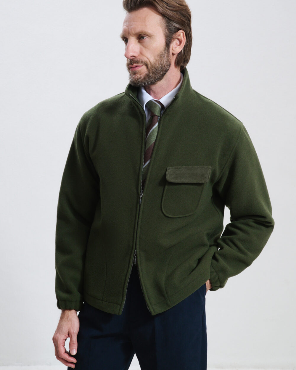Veste Polaire / Drap laine & cachemire