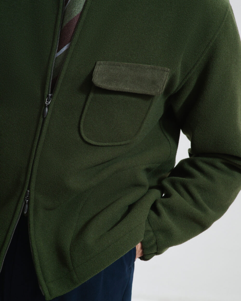 Veste Polaire / Drap laine & cachemire