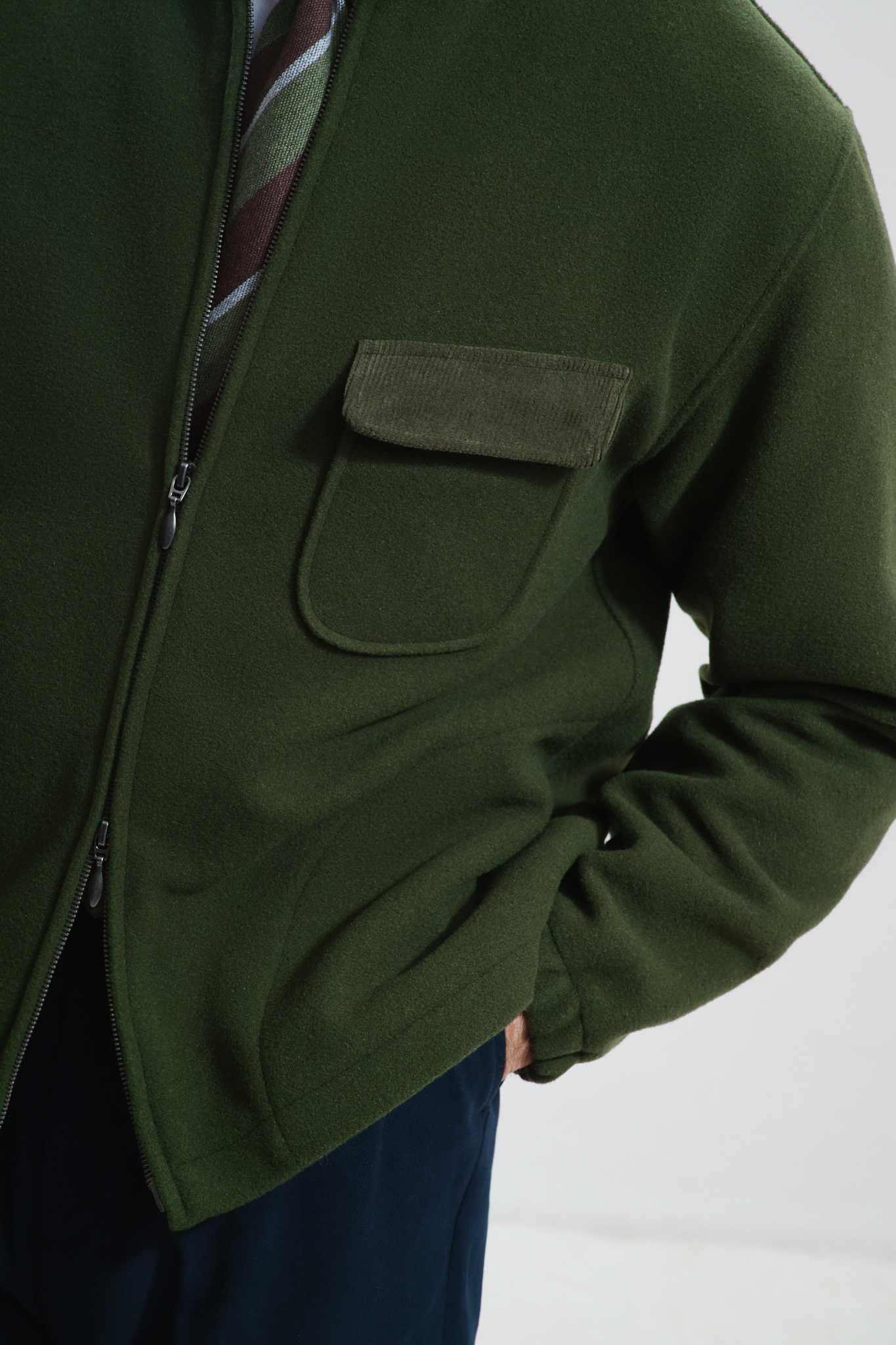 Veste Polaire / Drap laine & cachemire