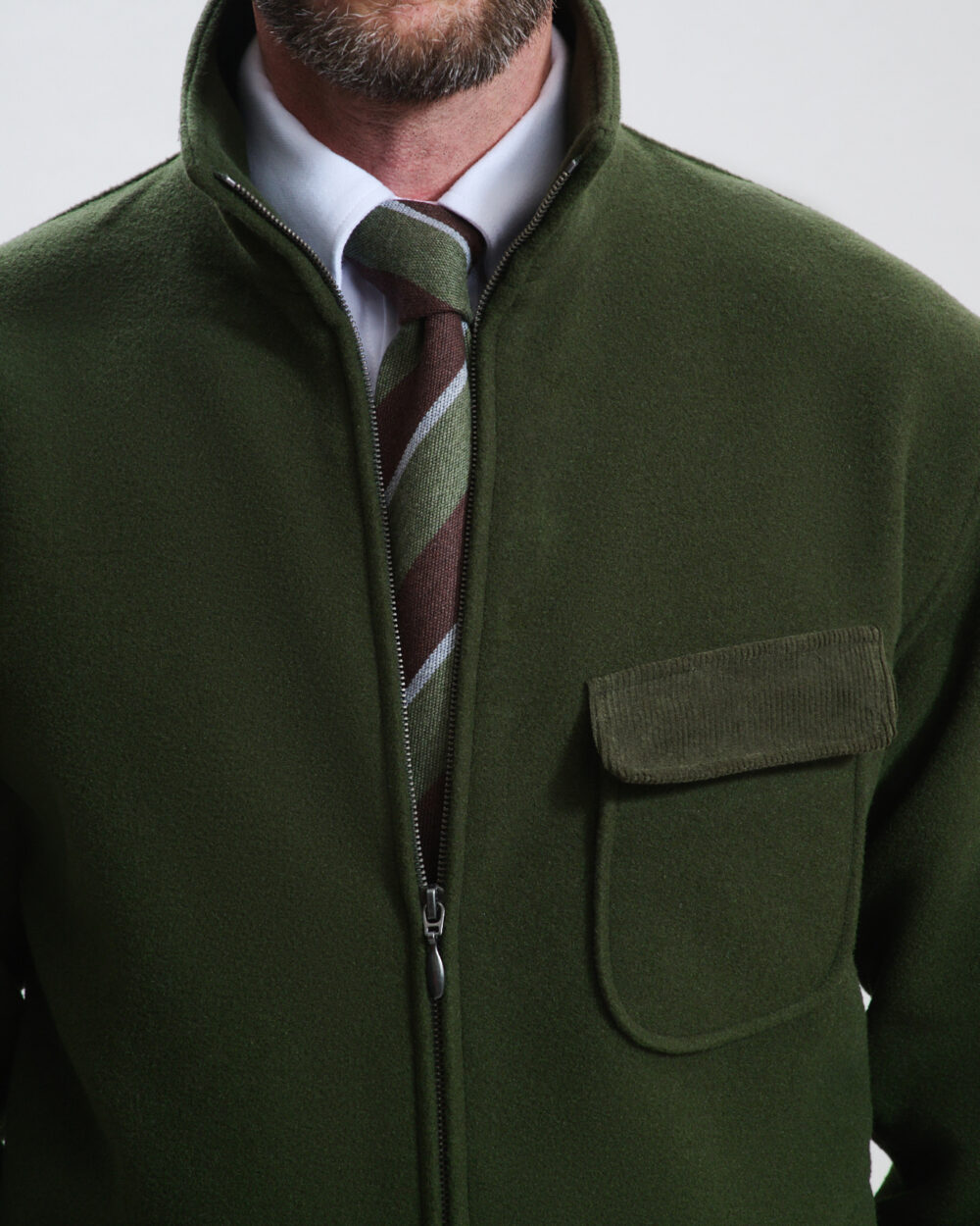 Veste Polaire / Drap laine & cachemire