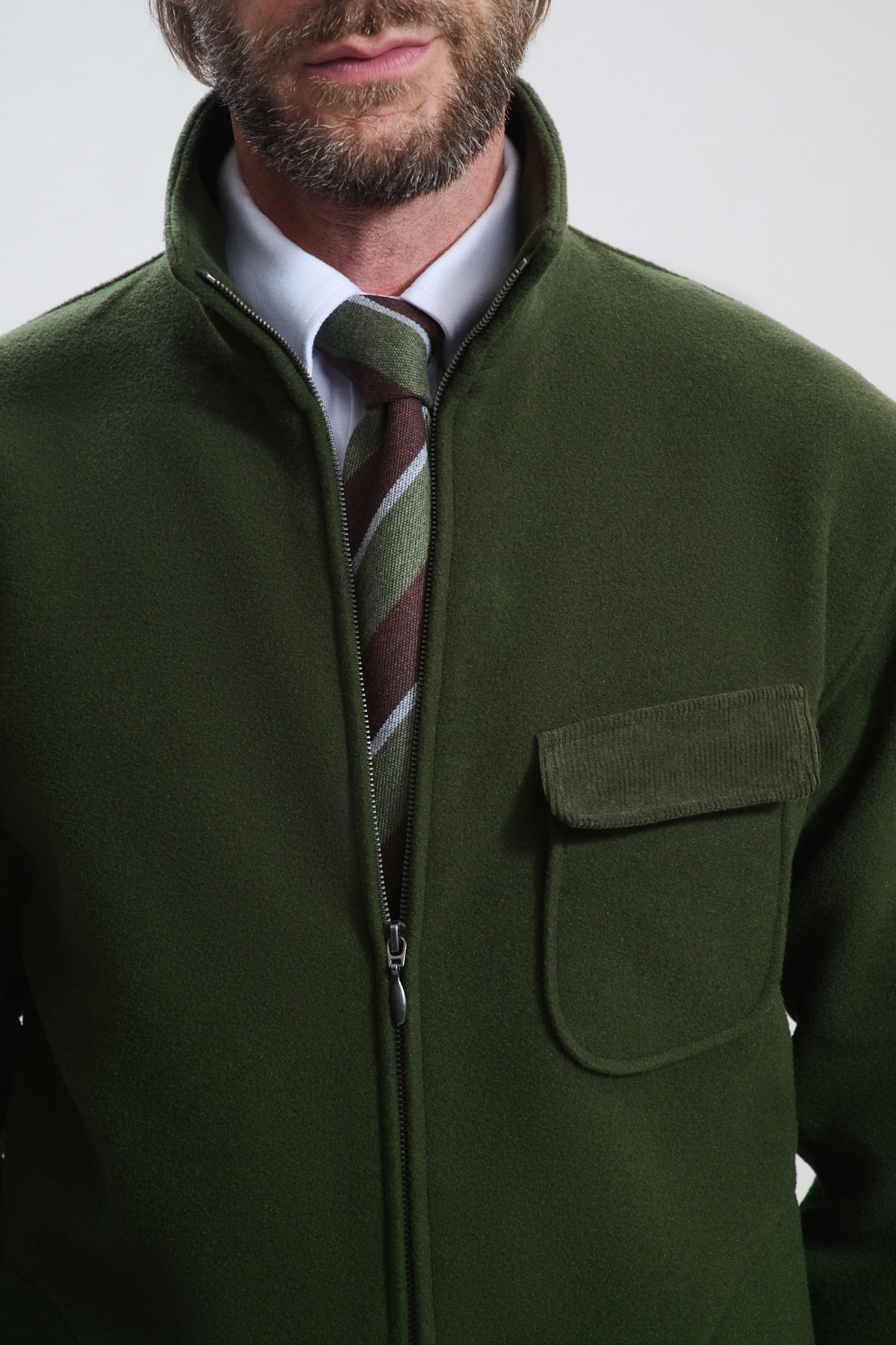 Veste Polaire / Drap laine & cachemire