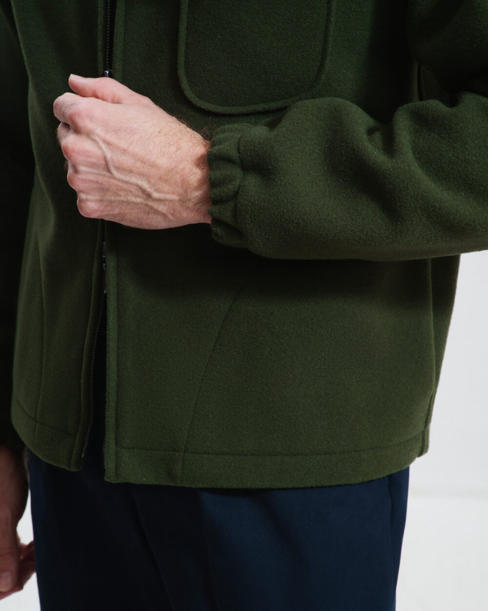 Veste Polaire / Drap laine & cachemire