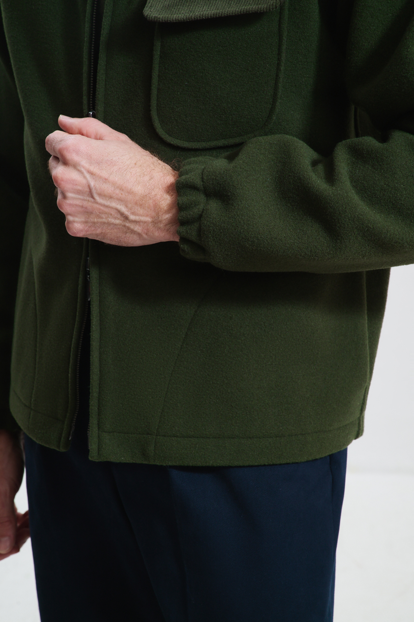Veste Polaire / Drap laine & cachemire