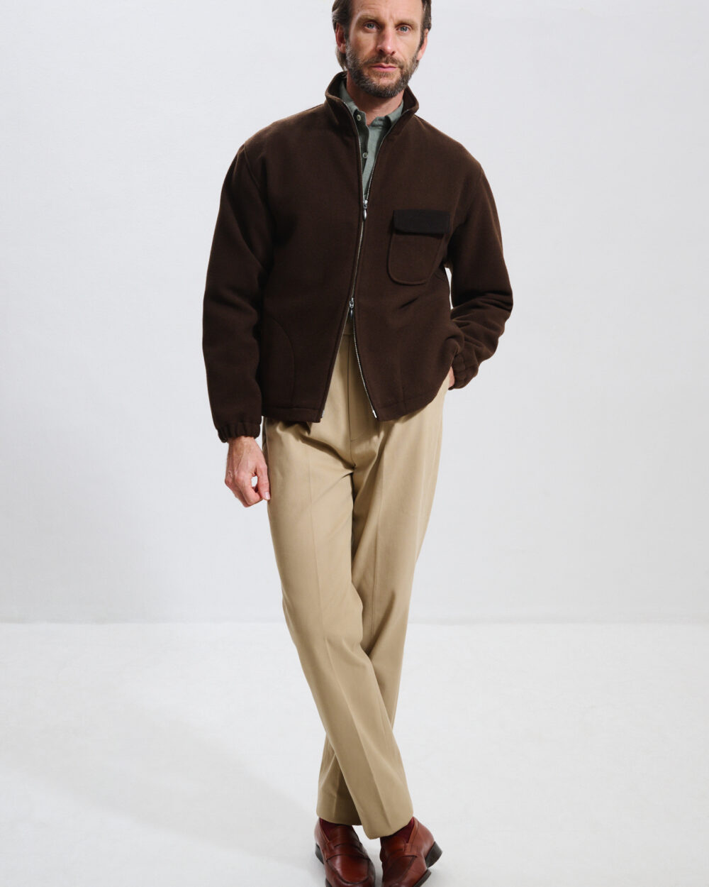 Veste Polaire / Drap laine & cachemire