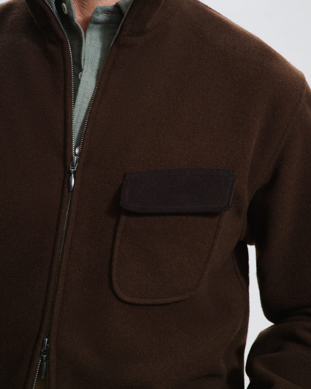 Veste Polaire / Drap laine & cachemire