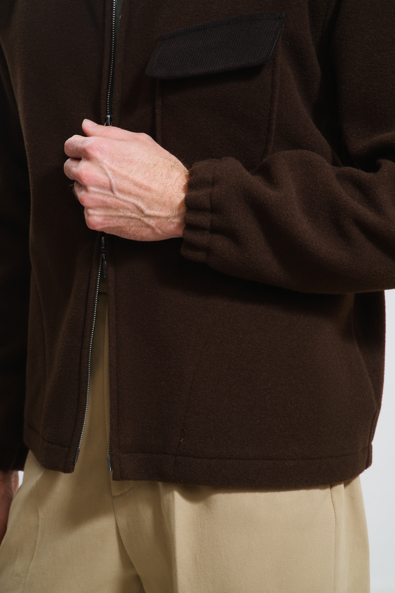 Veste Polaire / Drap laine & cachemire